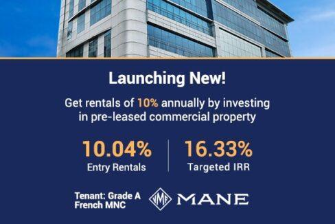 Pre-Leased to - Mane India - French MNC- Fixed Income - Fractional Investment