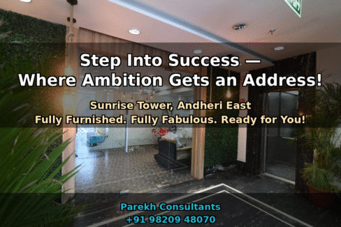 Step Into Success at Sunrise Tower – Andheri’s Smartest Workspace! Office in MIDC Mumbai Western Suburbs